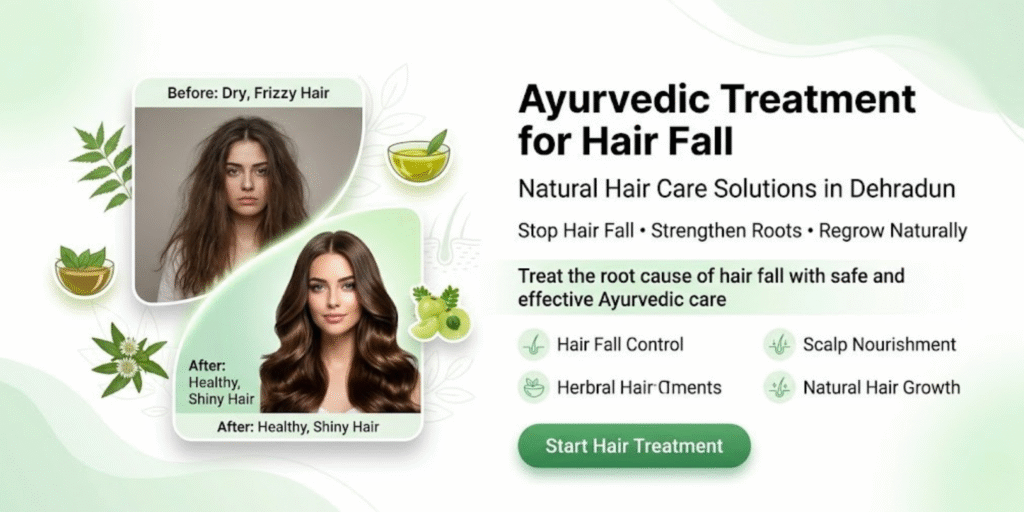 Ayurvedic treatment for hair fall Dehradun