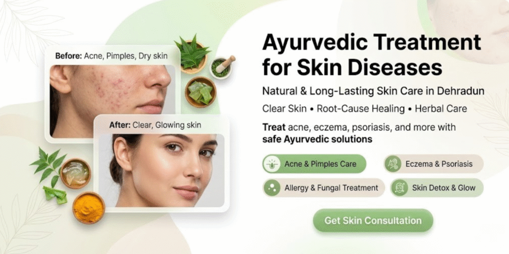 Ayurvedic treatment for skin disease Dehradun
