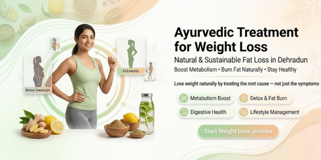 Ayurvedic treatment for weight loss Dehradun