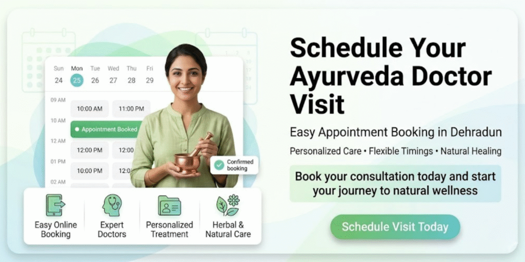 Book Ayurvedic doctor appointment Dehradun