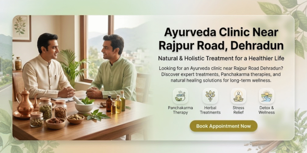 Ayurveda clinic near Rajpur Road Dehradun
