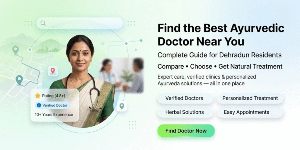 Ayurvedic doctor near me Dehradun